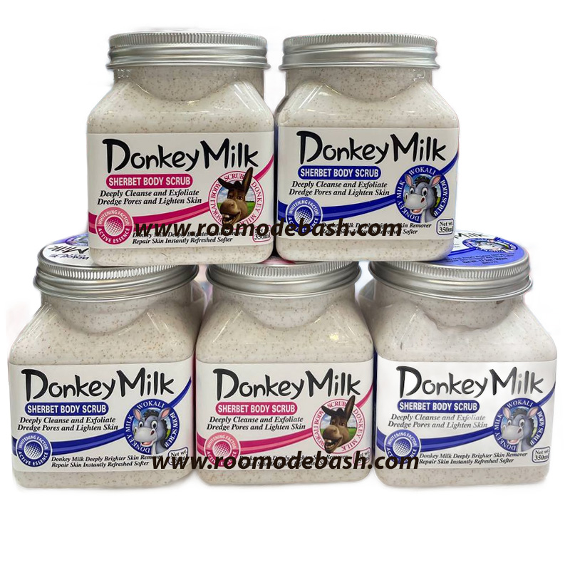 اسکراب صورت و شیر الاغ